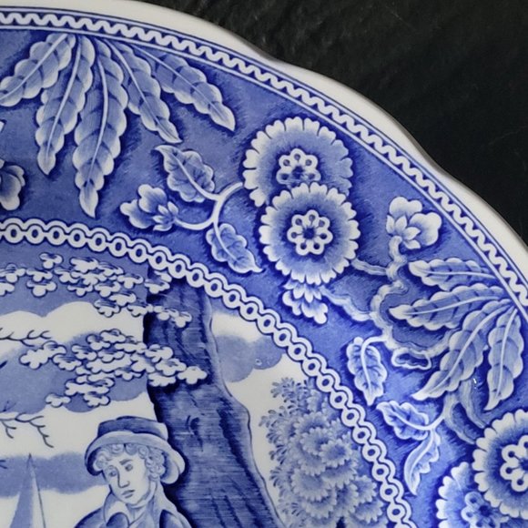 The Spode Blue Room Collection Woodsman Dinner Plate, Vintage Spode - Picture 3 of 5